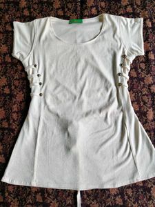 Off White Short Top.