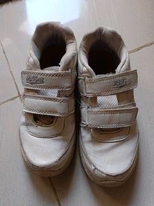 Kids' Casual White Sneakers