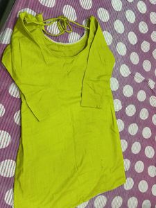 Elegant Olive Green Kurti