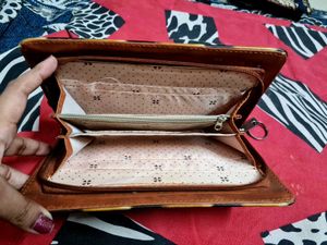 Statement Striped Clutch Bag | Pre-Loved