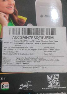 Aroma NB137 NEXON EARBUDS