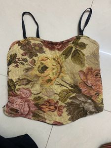 Floral Crop Top