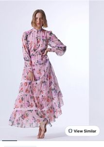 Coverstory Floral Heavy Tiered Maxi Dress