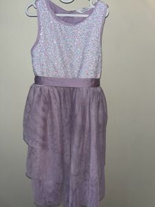 Purple Girls Gown