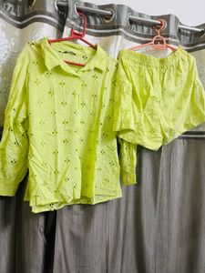 Cute Green Matching Set