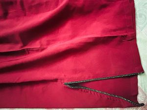 Maroon Skirt