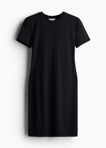 H&amp;M Black T-shirt  Dress