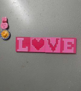 LOVE 🩷 Wall Decor Magnet Set