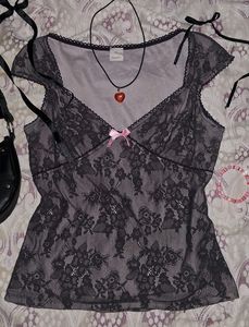 Printerest Vintage Lace Corset Top💕