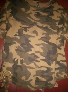 Camouflage Print Tee