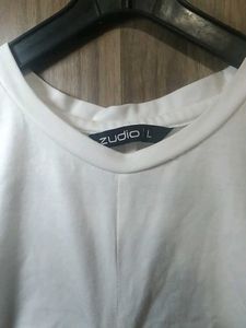 White Ruched Top