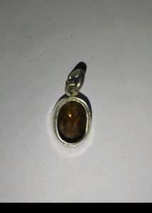 pure silver smoky  quartz