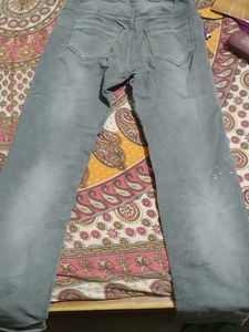 Gray Denim Jeans