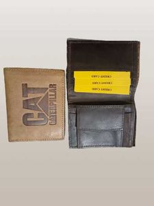 CAT Leather Wallet For Unisex