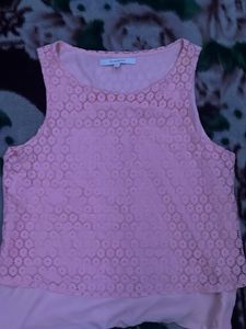 Pink Lace Top