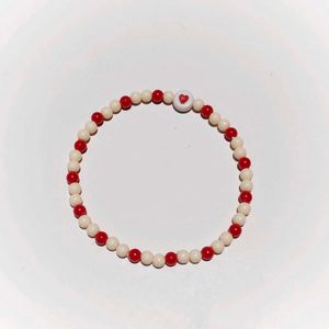 Beaded Heart Bracelet Set