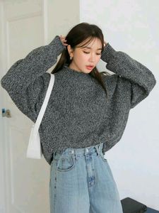 Oversized Korean Knit Sweater 👚