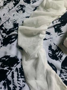 Elegant White Sheer Top