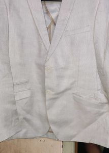 Light Beige Linen Blazer