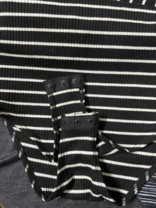 Striped Off-the-Shoulder Bodysuit