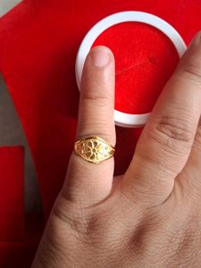 Beautiful New Kids Flower Gold Ring