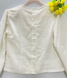 Imported Beautiful Lacework White Top