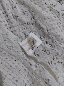 Elegant White Lace Top