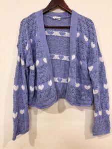 Pintresty Shrug with hearts