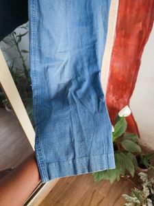 Unisex Denim Look Cotton Pants
