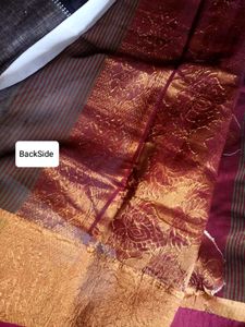 Banarasi Silk And Cotton Mix Fancy Saree.