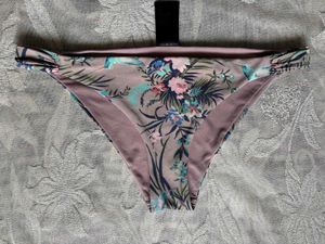 H&M Reversible Tropical Bird Floral Bikini Bottoms