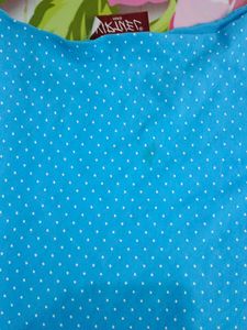 (1100)Blue Polka Dot Tank Top