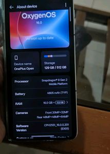 oneplus open 512/16 GB