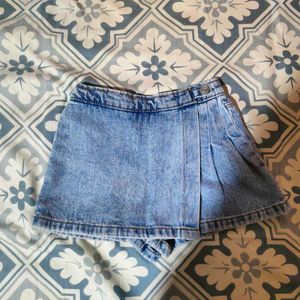 Denim Skort