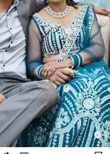 Gorgeous Teal Lehenga Choli
