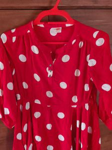 Red Polka Dot Dress