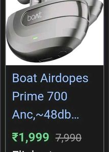 Worth 2000 Brand New boAt Airdopes Prime 700 ANC