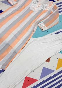 Striped Kurta Set