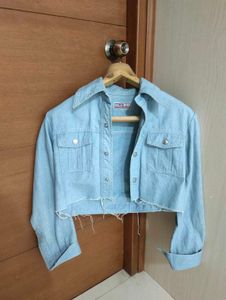 Cropped Denim Jacket