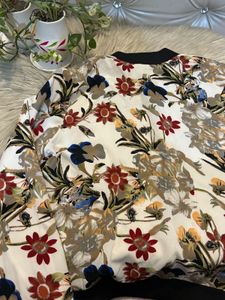 Printed Bomber Jacket