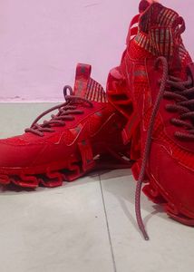 Men Sneakers Shoes Red Spring Edge Atom