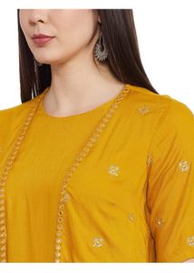 Indya Women&#39;s Rayon Regular Kurta