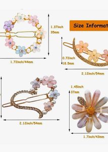 Cute Hair Pin Set - 4 Pack