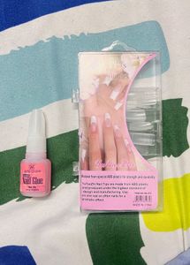 100 False Nails Stick on Nai