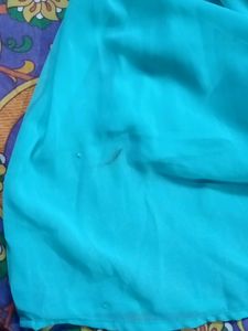 Green Long  Georgette Kurta
