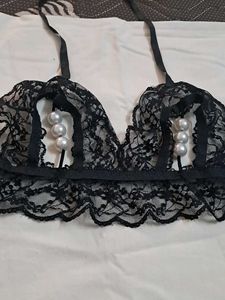 Like  New  Garter  Belt Bra N Panty  Combo