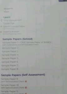 Class 10 Science Sample Paper