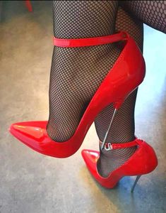 Sexy Red still material Stiletto High Heels