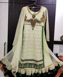 Elegant Embroidered Anarkali Kurta Set