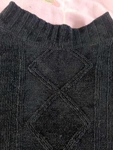 Elegant Black Turtleneck Sweater